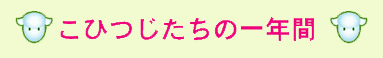 こひつじたちの１年間